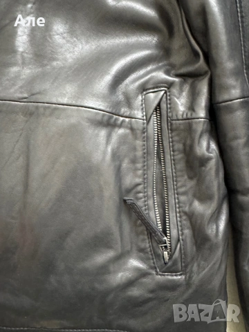 TRAPPER яке от ест.кожа с дебела подплата, снимка 4 - Якета - 54266334