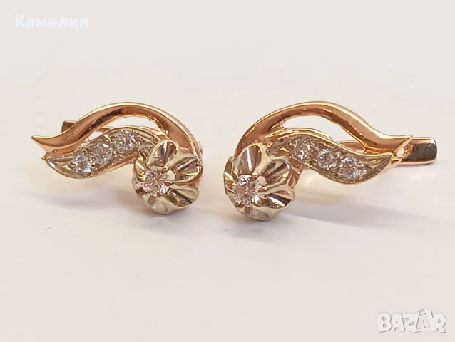 Руско злато , снимка 4 - Обеци - 50770263