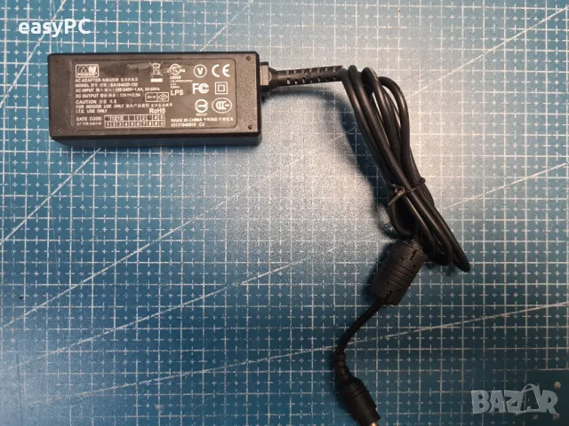 Оригинален захранващ адаптер MW Power Model NO: EA10402D-120 12V 2.5A 30W, снимка 2 - Друга електроника - 49618536