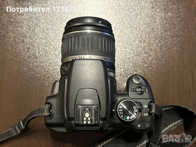 Фотоапарат Canon 350D с китов обектив Canon EF-S 18-55mm, снимка 7 - Фотоапарати - 54114795