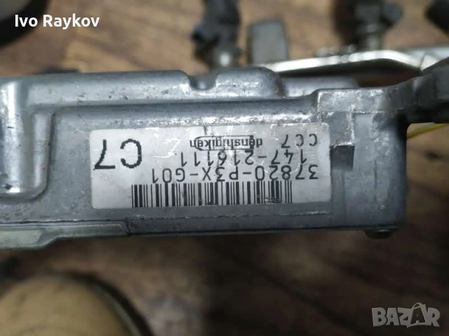 ECU Компютър двигател Honda Civic 1997 1.4 i , 75 к.с. 37820-P3X-G01 , 147-118959 , 37820P3XG01, снимка 5 - Части - 53470363