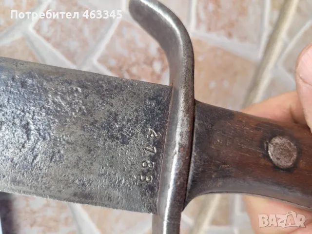 Щик, нож, байонет, Австро-унгарски тесак, снимка 7 - Антикварни и старинни предмети - 49646312