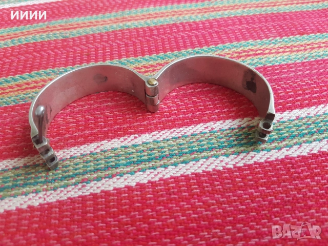 Възрожденска сребърна гривна , снимка 3 - Антикварни и старинни предмети - 52840398