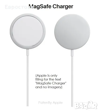 Apple Mag Safe Charger A2140 (MFI) Безжично Магнитно зарядно устройство, бързо зареждане, снимка 3 - Аксесоари за Apple - 49455641