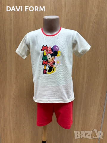 Детска пижамка Мини Маус 100% памук.
