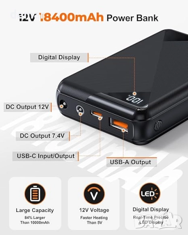 Отопляемо яке за жени с включена батерия 18400mAh 12V,подвижна качулка, снимка 4 - Якета - 52411098