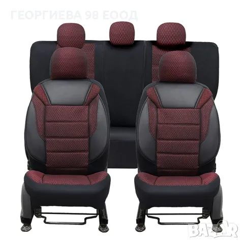 Тапицерия за седалки 1181 класико черно / бордо, снимка 6 - Аксесоари и консумативи - 49896328