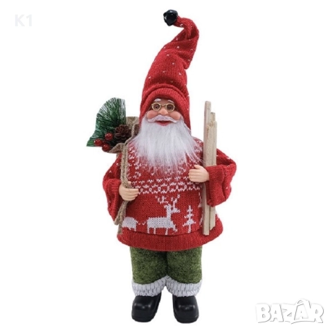 Плюшена играчка Дядо Коледа 30см, снимка 2 - Плюшени играчки - 52552773