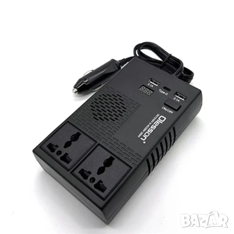 Зарядно за кола, Преобразувател на напрежение от 12V/24V на 220V, снимка 3 - Аксесоари и консумативи - 31774631