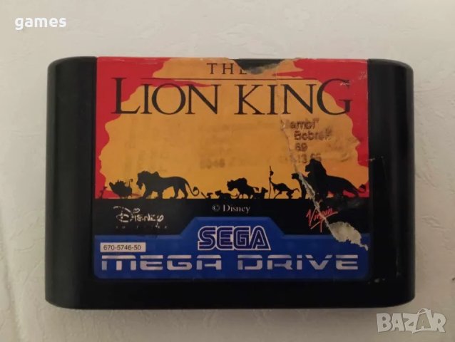 The Lion King за Sega Mega Drive, снимка 1 - Други игри и конзоли - 48815775