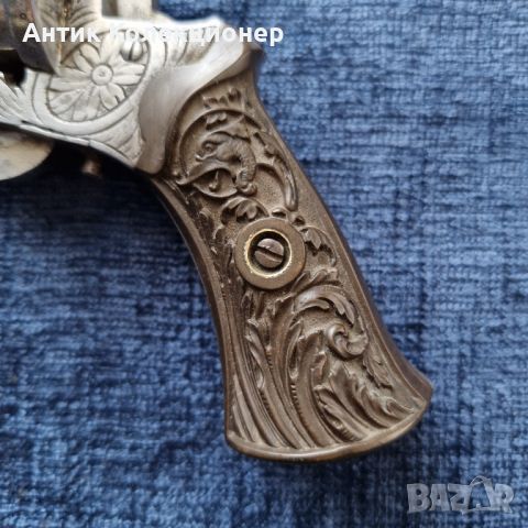 Револвер от 1860/70. Много красив щифтов пистолет, Оръжие от Белгия, колекционерски подарък за мъж, снимка 15 - Антикварни и старинни предмети - 46161914