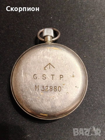 Швейцарски джобен часовник - MOERIS - Военен модел, снимка 16 - Джобни - 48925286