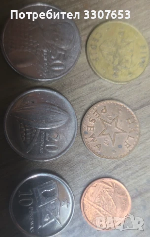 монети Гана 6бр