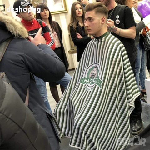 3772 Стилна пелерина за подстригване за модерния салон, снимка 7 - Фризьорски принадлежности - 54292200