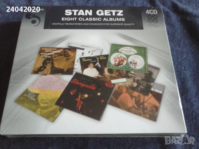 Stan Getz - Eight Classic Albums 4CD Collection NEW!