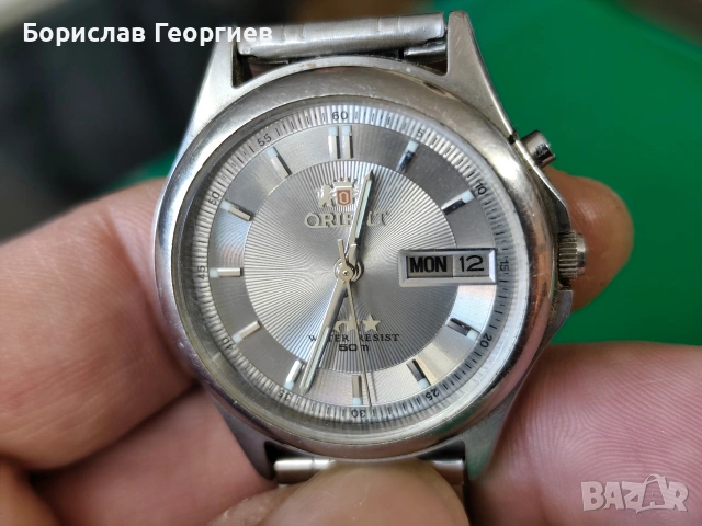 Механичен часовник orient automatic 21 jewels, снимка 2 - Мъжки - 53071632