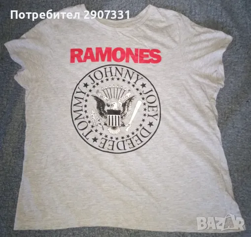 Тениска групи Ramones. 1-2-3-4, снимка 1 - Тениски - 47316484