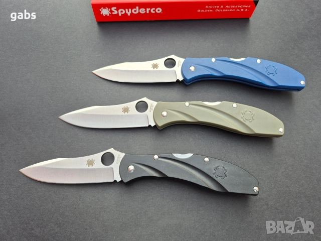 Сгъваем нож Spyderco Centofante С66,три цвята