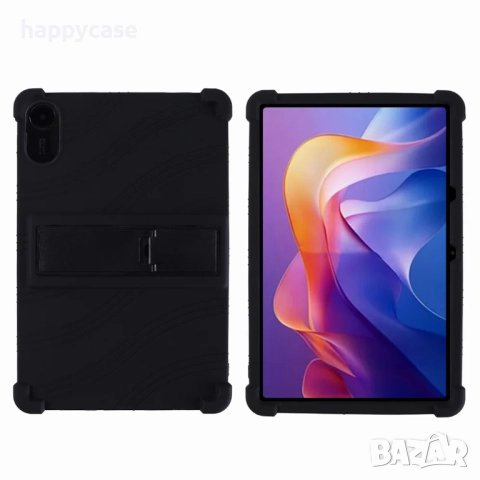 Xiaomi Redmi Pad 2 11.0" 2025 / Удароустойчив силиконов кейс гръб калъф със стойка, снимка 4 - Таблети - 52470207