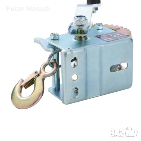 Ръчна лебедка за лодки и ремаркета KraftWorld – 1600 lbs (700 кг), 10 м въже, снимка 3 - Други инструменти - 51793048