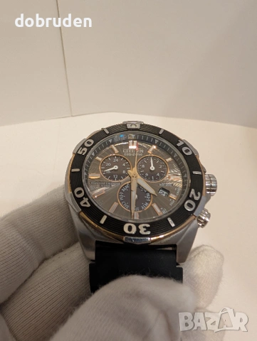 Промо! Citizen Signature Courageous BL5440 Solar Alarm Chrono часовник, снимка 7 - Мъжки - 53519298
