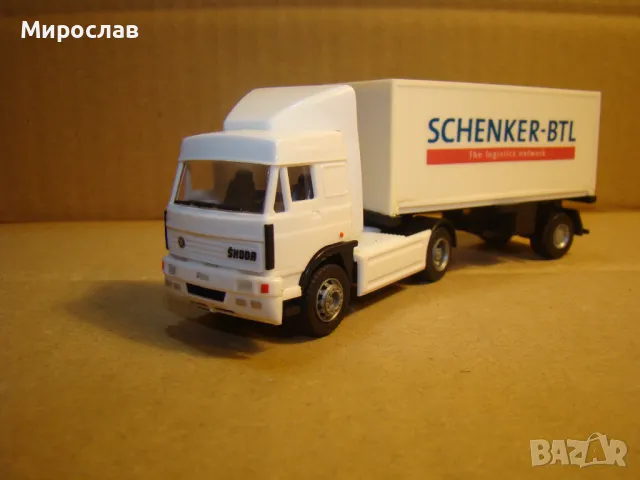 IGRA H0 1/87 LIAZ SKODA EUROPE КАМИОН МОДЕЛ КОЛИЧКА ТИР, снимка 2 - Колекции - 48577625