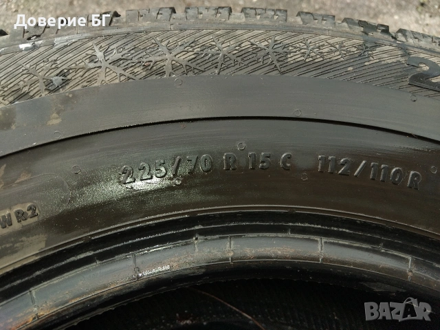 Гуми 225 70 15 C Ц Барум Barum. Налични са 2 броя - нов внос. Не са нови!, снимка 18 - Гуми и джанти - 54262171