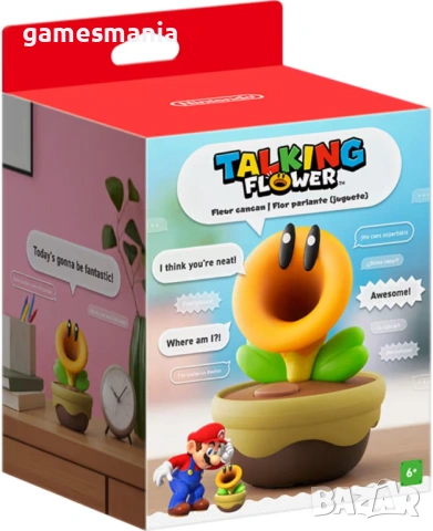 Говорещо цвете Nintendo - Super Mario Bros. Wonder/ чисто НОВИ