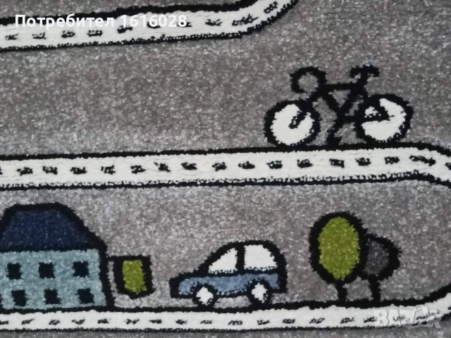 Детски образователен килим с улици,цифри,картинки и фигури на Paco Home., снимка 11 - Други - 51897652