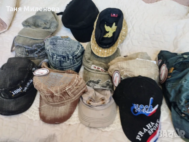 Мъжки есенни шапки,-внос Германия  70% тамаление