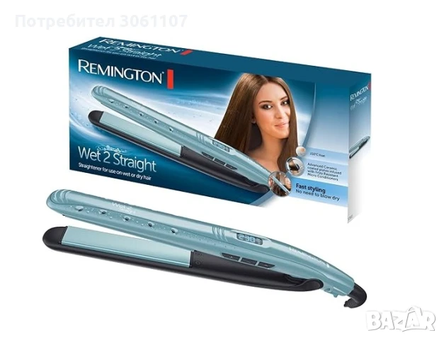 Преса за изправяне на косата Remington Wet 2 Straight S7300