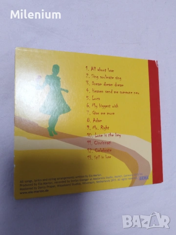 ELA MARION - ALL ABOUT LOVE, снимка 2 - CD дискове - 54010361