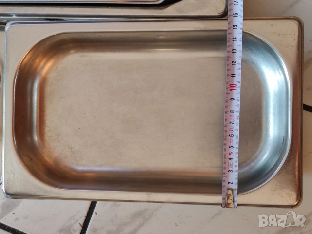 Гастронорми 10 броя 26 /16 /4 см. , снимка 4 - Хладилни витрини и фризери - 52167006