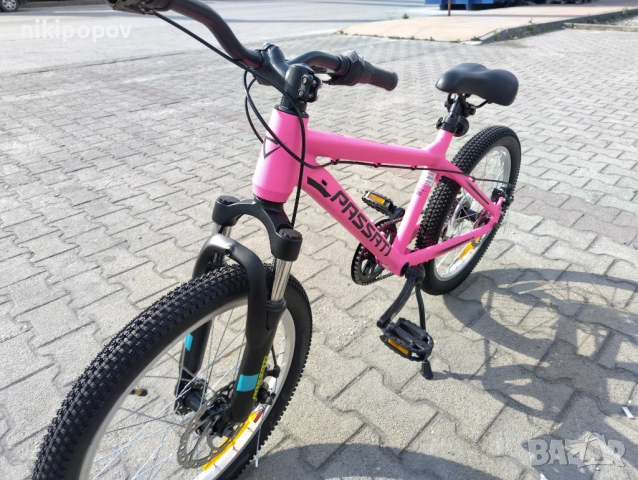 PASSATI Алуминиев велосипед 20" ALUMINIUM розов, снимка 5 - Велосипеди - 53838795
