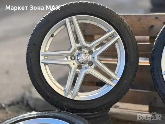 Оригинални джанти Mercedes 18″ 5x112 – зимни гуми подарък, снимка 6 - Гуми и джанти - 53215677