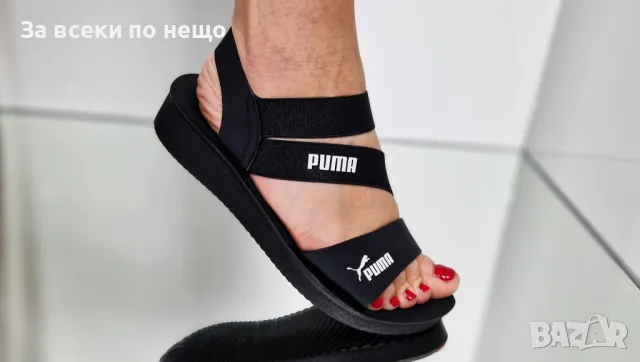 Puma Дамски Черни Сандали Пума Код P616, снимка 4 - Сандали - 50428380