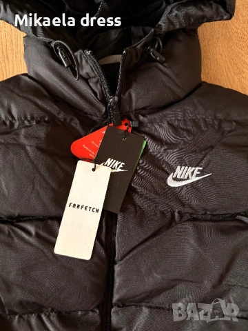 Разкошна дълга,олекотена и топла грейка Nike.С М Л размер, снимка 5 - Елеци - 53613890