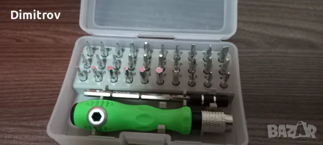 Отвертка с мини магнитни битове 32 в 1, снимка 3 - Отвертки - 47452713