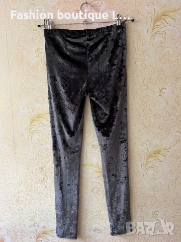 Indiska Сив плюшен панталон с ластик в кръста S размер 🩶, снимка 4 - Клинове - 45556259