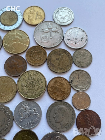 Лот монети от различни държави и години., снимка 3 - Нумизматика и бонистика - 52771951