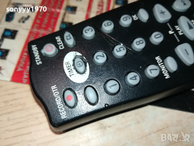 PHILIPS VHS VIDEO REMOTE CONTROL-ВНОС SWISS 2711251639, снимка 4 - Дистанционни - 52563833