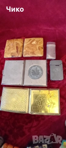 3бр стари табакери и 2бр запалки, снимка 6 - Антикварни и старинни предмети - 53139403