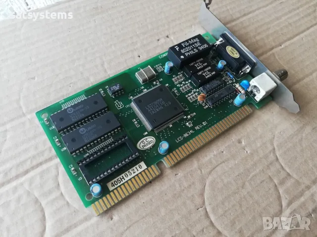 Linksys LCS-8634L REV.D1 16-bit ISA Network Adapter Card, снимка 4 - Мрежови адаптери - 47246491