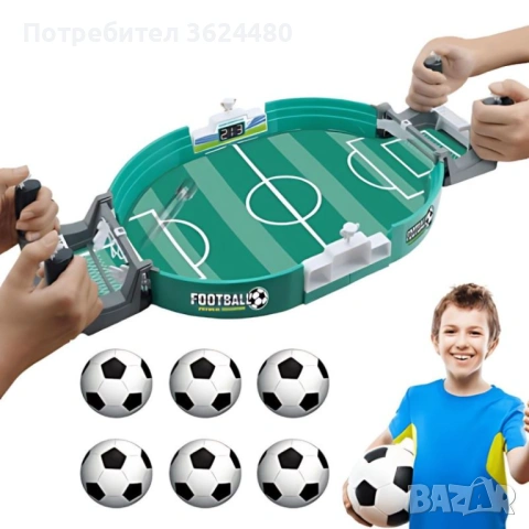 Интерактивен Настолен Футбол за Деца с лесно сглобяване 4649, снимка 8 - Образователни игри - 53235144