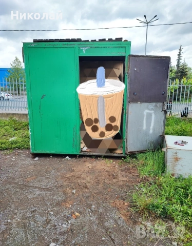 Будка метална павилион контейнер, снимка 2 - Друго търговско оборудване - 53692682
