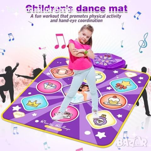 Нов Музикален Танцов Килим за Деца - Пиано, Игри, Подарък, снимка 5 - Други - 45360554
