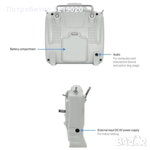 Радиоуправление MicroZone 6C-mini с приемник MC9002, снимка 7 - Друга електроника - 52913189