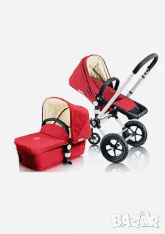 бебешка количка Bugaboo с два коша/ комбинирана количка 2в1 Bugaboo, снимка 1 - Детски колички - 47443998