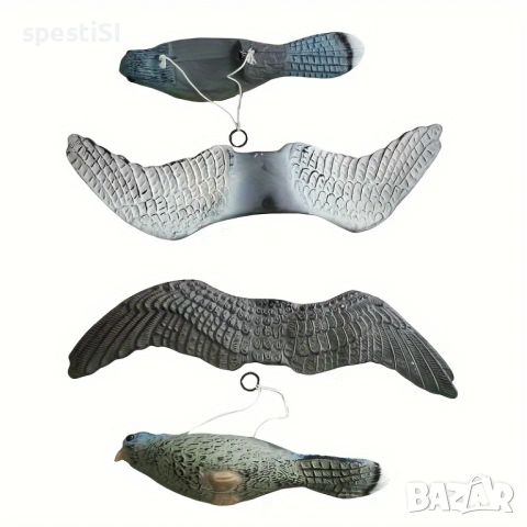 Плашило за птици Сокол в полет – Висящ макет за защита от вредители - КОД 4906, снимка 5 - Други - 53480624