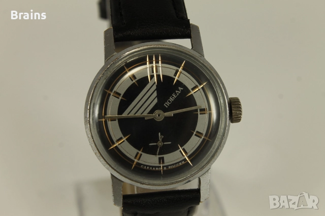 Стар Руски Часовник ПОБЕДА 2602, снимка 4 - Антикварни и старинни предмети - 52027205